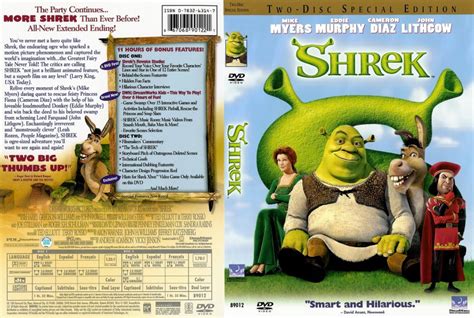 Shrek Movie Dvd Scanned Covers 211shrek1 Hires Dvd Covers