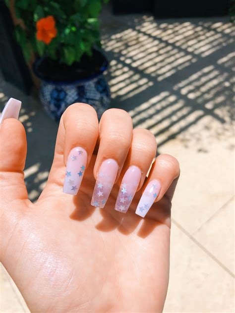 ⭐️🌟💫 | Prom nails, Nails, Sparkle nails