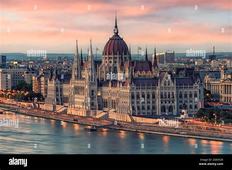 Hungarian Parliament Building In Budapest Stock Photo Alamy