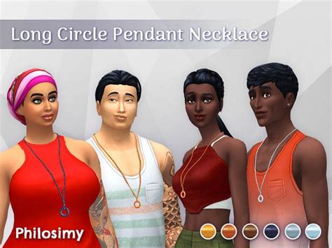 Pin By 20thcenturygirl On Sims 4 Mods Circle Pendant Necklace Circle