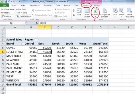 You can use this activity if the source range has been modified by adding or if the source data has changed substantially, for example columns have been added or removed, you should create a new pivot table instead. How to Update a Pivot Table in Excel | Excelchat
