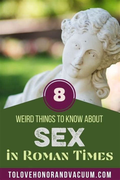 8 weird sex facts about the romans bare marriage