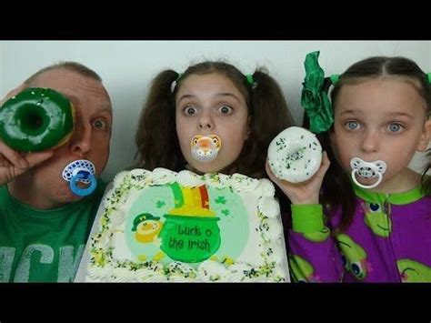 Real crab in room victoria toy freak family #badbaby. Bad Baby St Patrick's Day Challenge Messy Food Fight ...