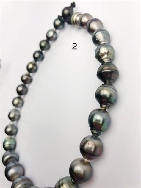 Big 17mm Tahitian Pearl Necklace On Leather 12 17mm 281
