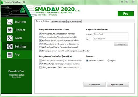 Smadav Pro Terbaru 2020 Rev 1392 Full Serial Number Plus Cara Install