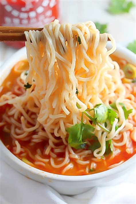 20 Minute Spicy Sriracha Ramen Noodle Soup Baker By Nature