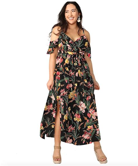 This Tropical Plus Size Maxi Dress Is Just What You Need For Your Next