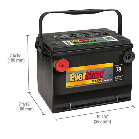 Buy Everstart Maxx Lead Acid Automotive Battery Group Size 78n 12