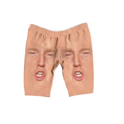Trump Face Womens Ribbed Shorts Beloved Shirts