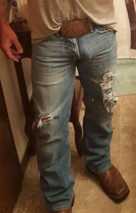Jeans Bulge His Jeans Jeans Pants Cowboy Suit Rugby Men Vpl Slip