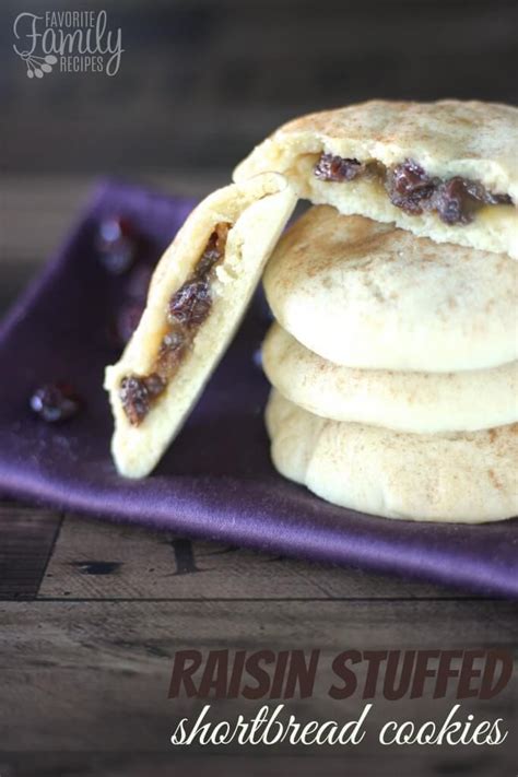 Delia's oat and raisin cookies recipe. Raisin Stuffed Shortbread Cookies | Raisin filled cookies ...