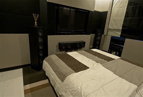 7 Awesome Bedroom Home Theater Setups Hooked Up Installs Chicagos