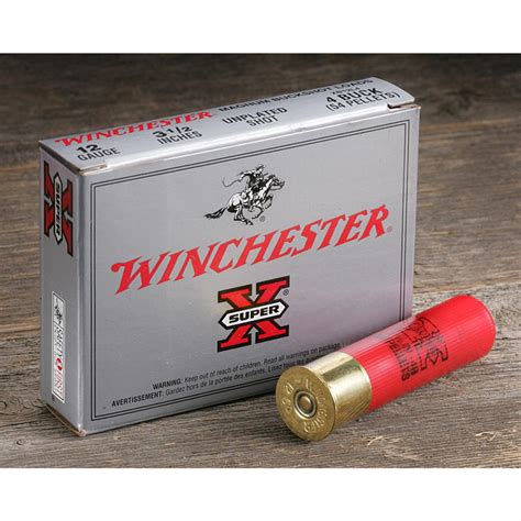 Winchester Super X Buckshot 12 Gauge Xb1200 2 34 00 Buck 9 Pellets 5