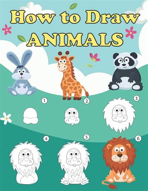 How To Draw Animals Step By Step Drawing Book For Children And