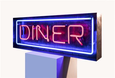 Neon Diner Hire Kemp London Bespoke Neon Signs And Prop Hire