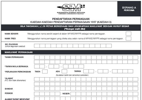 Pakej insentif tersebut khusus untuk pendaftaran baru kami di irsah indesign selalu mengingatkan warga enterprise, associates dan alliance kami untuk memastikan segala dokumen termasuklah. Cara Daftar Perniagaan Di SSM ( Suruhanjaya Syarikat ...