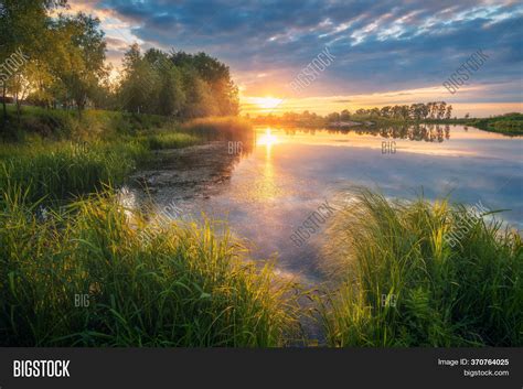Beautiful River Coast Image And Photo Free Trial Bigstock