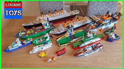 Our Lego Boat Collection Youtube