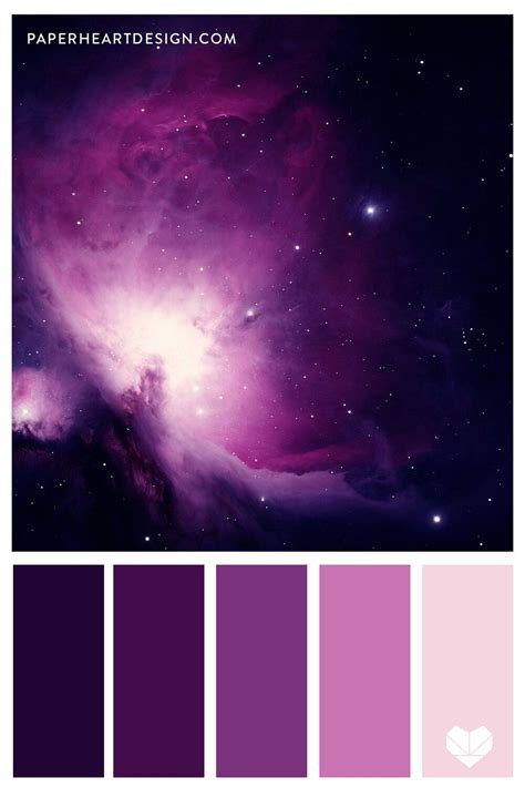 Outer Space Color Palette Purple Color Scheme Purple Color Schemes