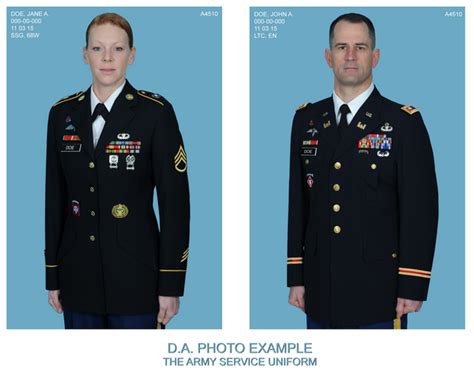 Army Asu Male Female Photo Guide Medals Of America