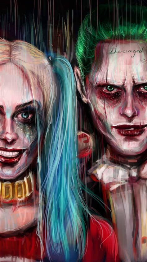 Joker And Harley Quinn Mobile Wallpapers Wallpaper Cave