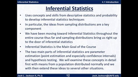 Descriptive statistics examples and types. Statistics 4.1 Introduction to Inferential Statistics ...