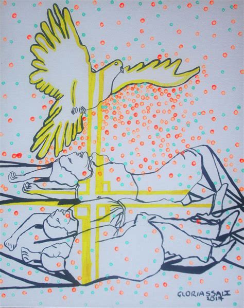 Slain In The Holy Spirit Painting By Gloria Ssali Fine Art America