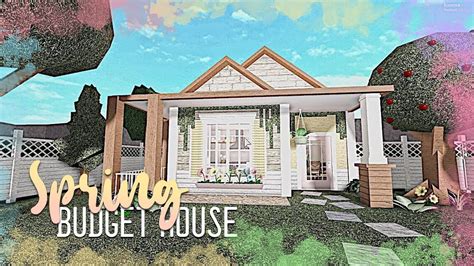 Bloxburg Spring Tiny Budget House･ﾟ 🌈 Youtube Tiny House Exterior