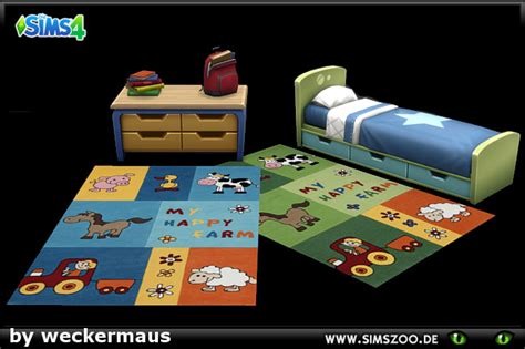 Kids Rugs 06 By Weckermaus At Blackys Sims Zoo Sims 4 Updates