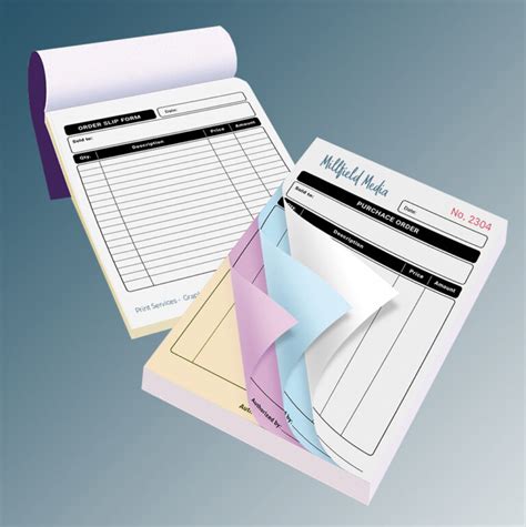 Ncr Pads Printed Full Colour Northumberland Free Uk Delivery