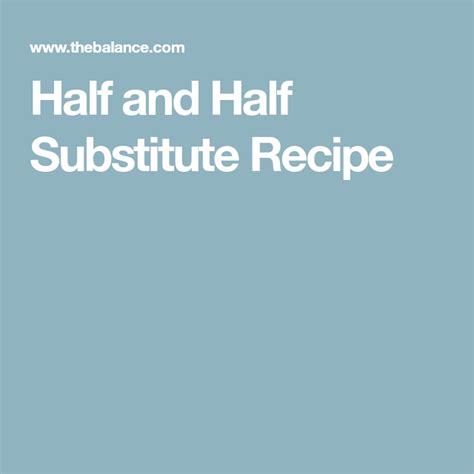 Try This Easy Substitute For Half And Half And Save Some Money Half