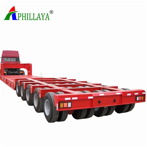 100 150 Tons Multi Axles Heavy Duty Lowbed Trailer 03 China Lowbed