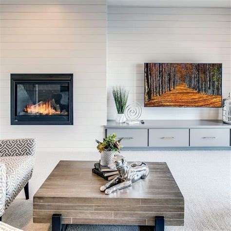 The lighter colors in the laminate really coordinate well with it. Top 50 Best Shiplap Wall Ideas - Wooden Board Interiors