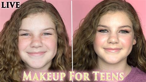 Makeup For Teens And Tweens Quick And Easy Makeup Full Face Real Time Tutorial YouTube