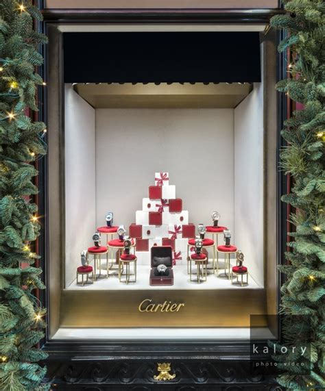 Photographs Of The Christmas Windows At Cartier Bond Street Kalory