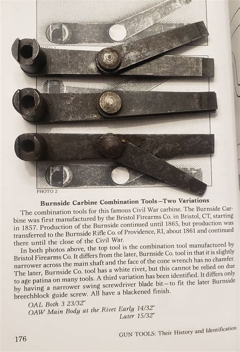 Three Variations of Burnside Carbine Combination Tools | Small Arms