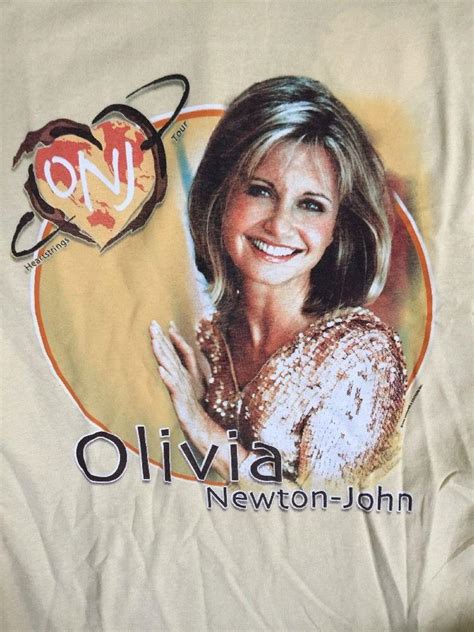 2002 2003 Olivia Newton John Heartstrings Tour Concert Shirt Size 2xl