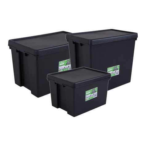 The modular storage bin system built to meet your needs. HEAVY DUTY MULTI-USE STORAGE BINS c/w LID - Storage - J. P ...