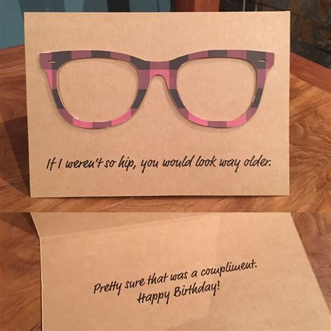 Hipster Glasses Birthday Card By Pulp Creations Md