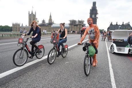 Naked Bike Ride London Editorial Stock Photo Stock Image Shutterstock