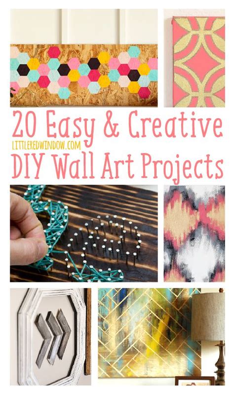 20 Easy And Creative Diy Wall Art Projects Diy Wall Art Upcycled