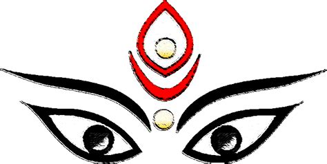 Maa Durga Eyes Png Free Png Image