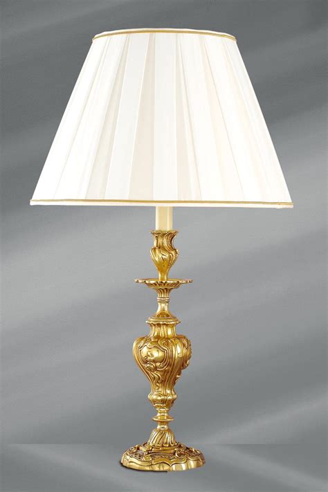 Large Louis Xv Golden Lamp Lucien Gau Massive Bronze Lightings