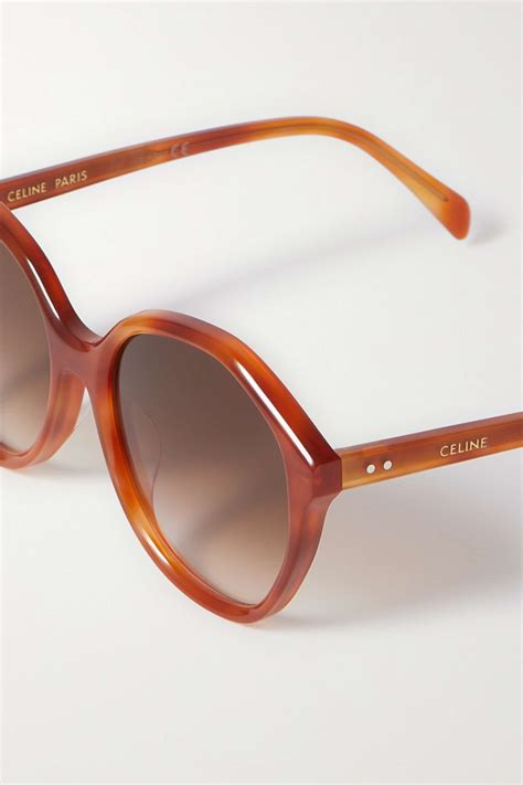 Celine Eyewear Oversized Round Frame Acetate Sunglasses Net A Porter