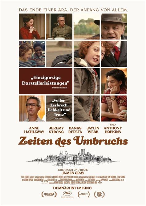 Wir Verlosen Poster Zum Kinostart Von Zeiten Des Umbruchs Anne Hathaway Und Anthony Hopkins