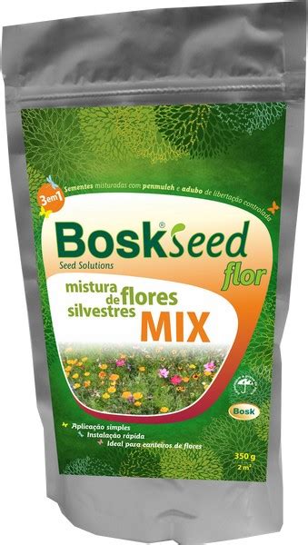 Sementes De Flores Boskseed Flor Mix Bosk