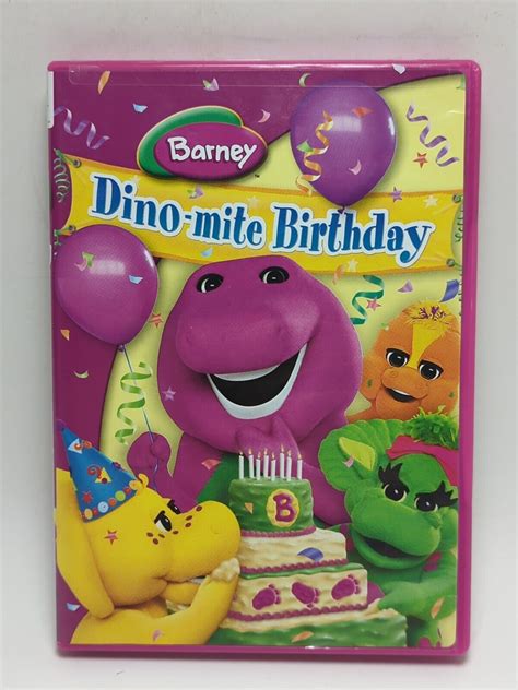 Vintage Barney And Friends Dvd Dino Mite Birthday Tested 45986314185 Ebay