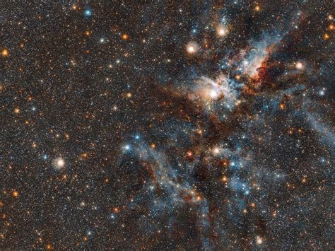 Stars V Dust In The Carina Nebula