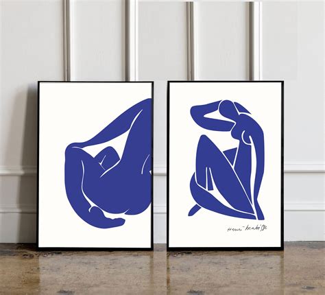 Henri Matisse BLUE NUDE Certificate Henri Matisse Lithograph Henri Matisse Wall Art