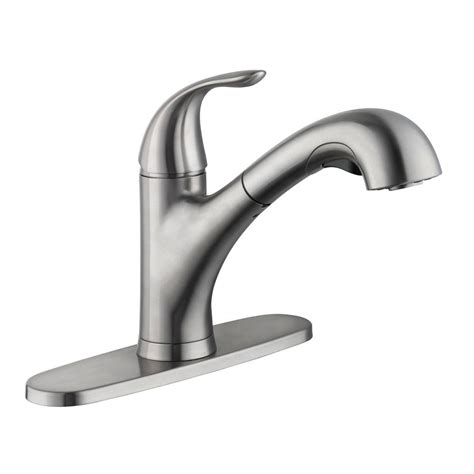 Installing a pullout kitchen faucet | moen guided installations. Glacier Bay Market Single-Handle Pull-Out Sprayer Kitchen ...